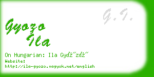 gyozo ila business card